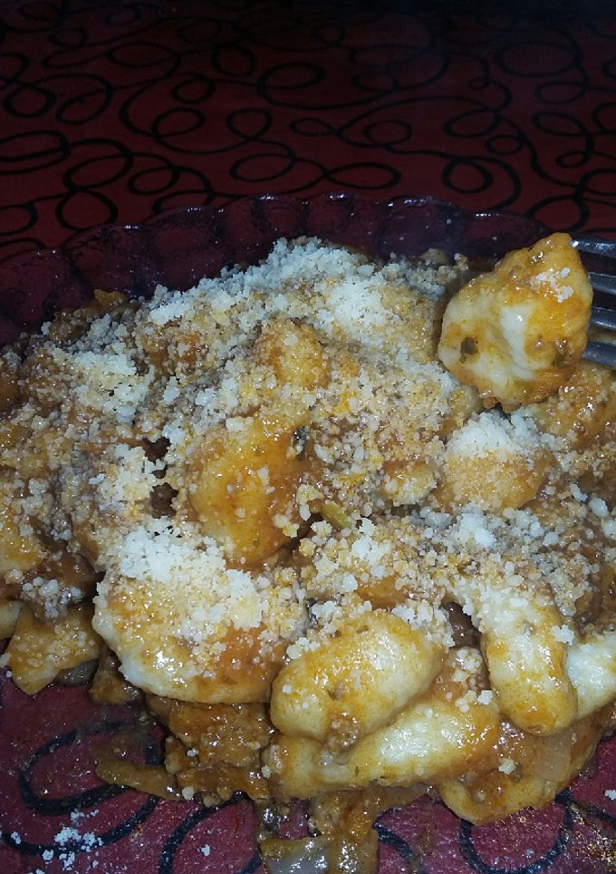 Una foto de Ñoquis caseros