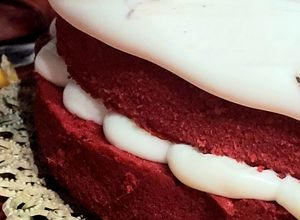 Una foto de Torta red velvet