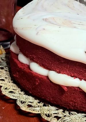 Una foto de Torta red velvet