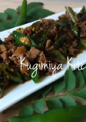 Foto resep Sapi cabe hijau