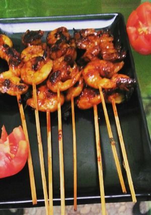 Foto resep Sate Udang Bakar Madu