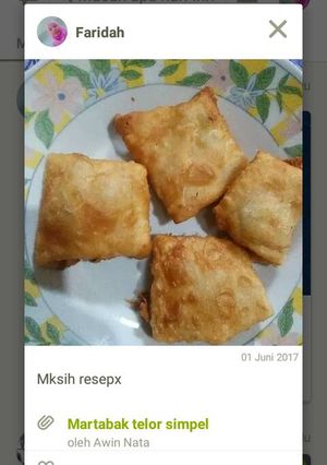 Foto resep Martabak telur mini