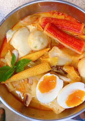 海鮮叻沙拉麵 的食譜成品照片