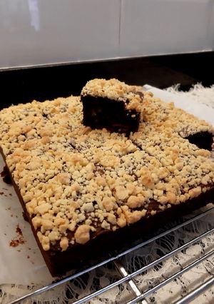 Foto resep Banana Brownie Streusel
