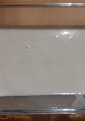 Una foto de Panna cotta de coco