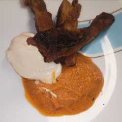 Foto principal de Calçots rebozados con salsa romesco y allioli