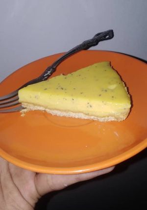 Una foto de Pie de Maracuyá o Parchita😋🤩