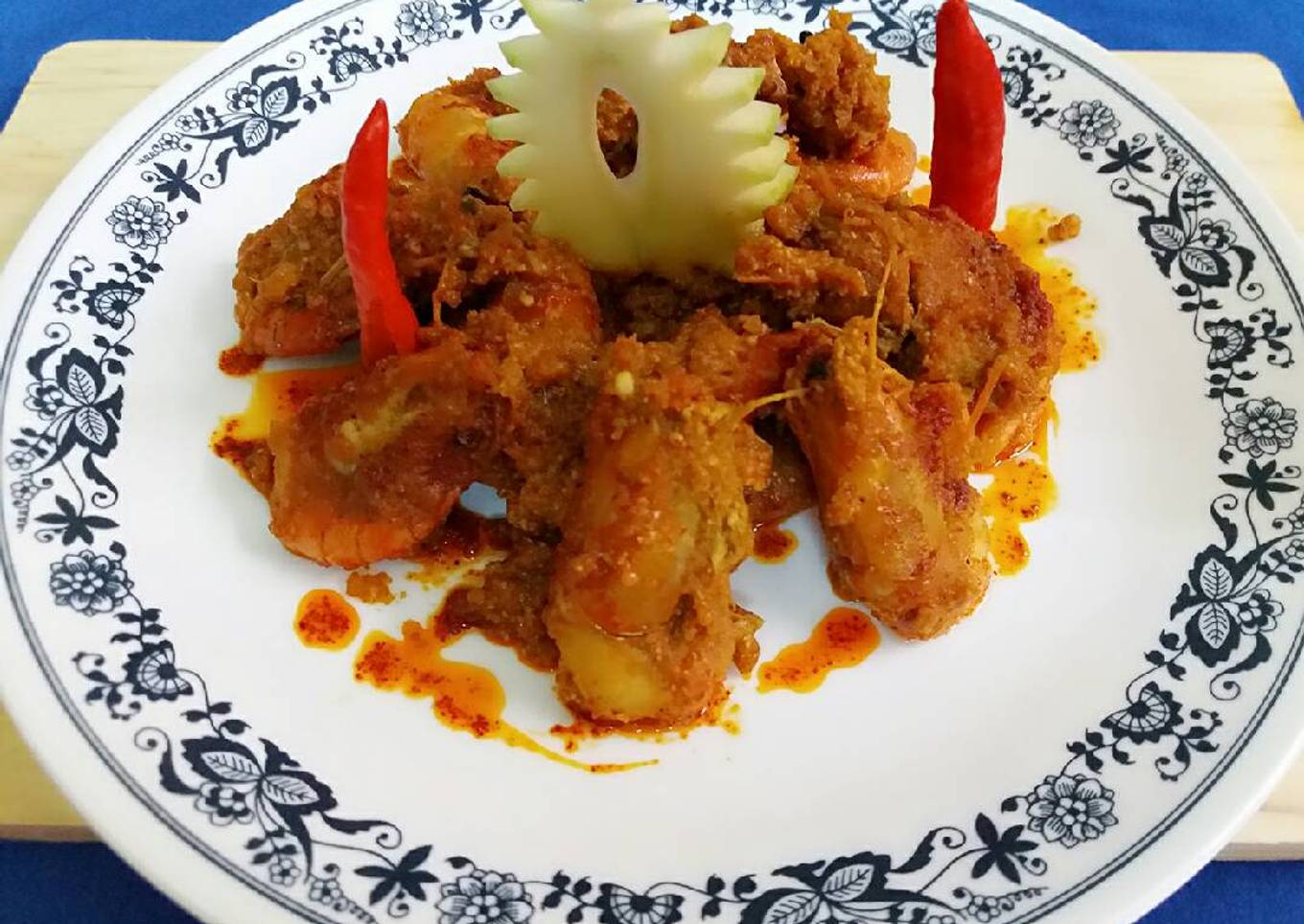 Milky mango prawns / aam chingri
