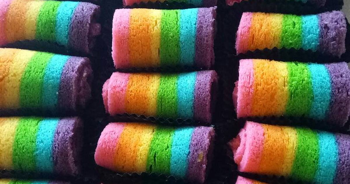 Resep Bolu Gulung Warna Warni Oleh Rina Marlina - Cookpad Resep Bolu Gulung Warna Warni Oleh Rina Marlina - Cookpad