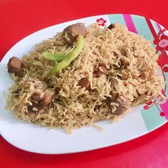 A picture of Mutton pulao.