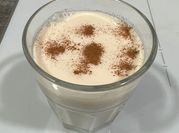Una foto de horchata sin azúcar