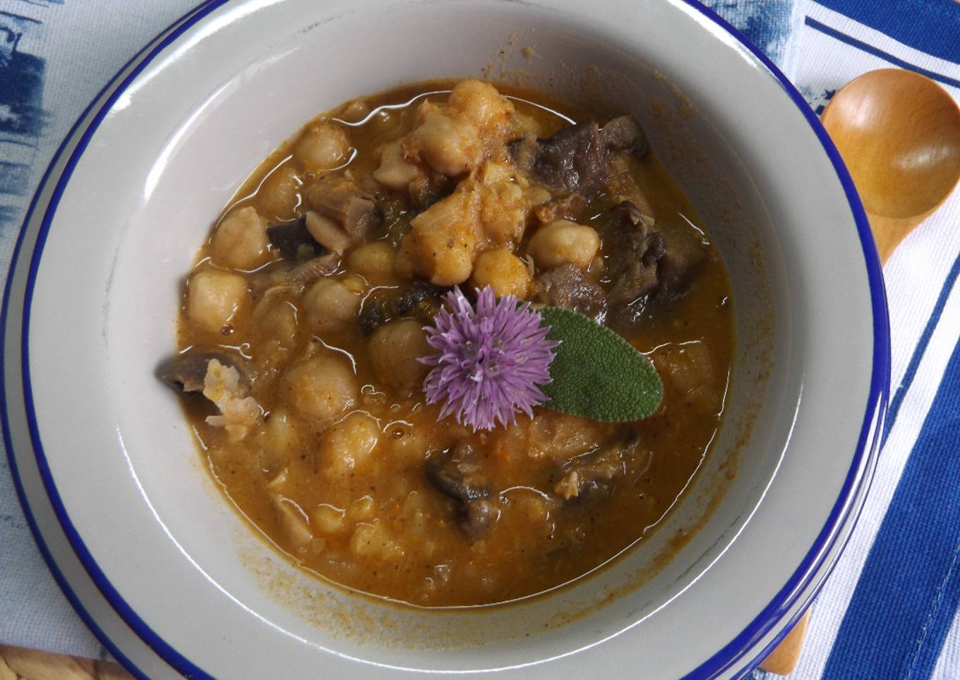 Callos vegetarianos completos