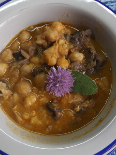 Una foto de Callos vegetarianos completos