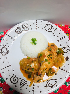 Una foto de Moqueca de Salmón!