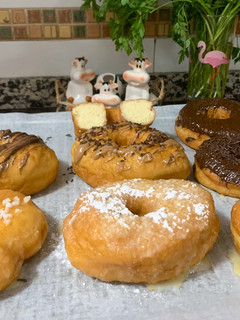 Una foto de Donuts caseros