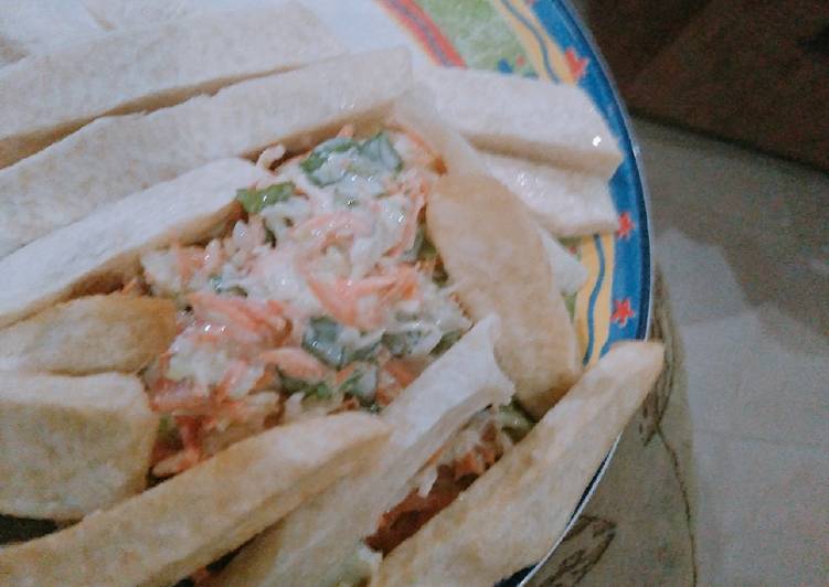 Recipe of Quick Fried Yam and coslow | Satisfyingrecipe.web.app