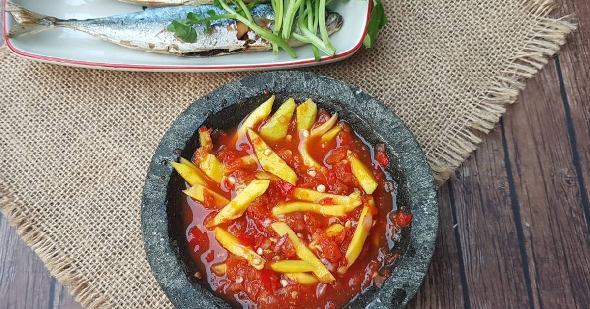 Resep Sambal Seruit Mangga Khas Lampung Oleh Tituk Sk Cookpad