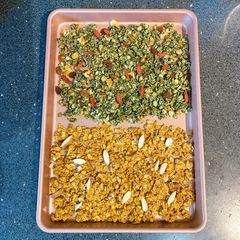 A picture of Homemade Granola recipe #uwehallslife.