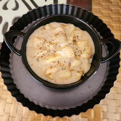 A picture of White sauce potatoes🥔.
