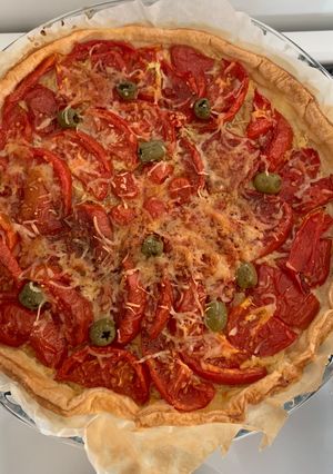 Une photo de Tarte à la tomate 🍅
