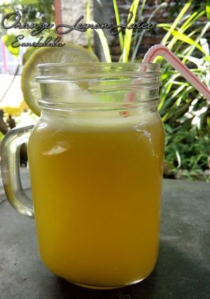 Foto resep Orange Lemon Juice Simple