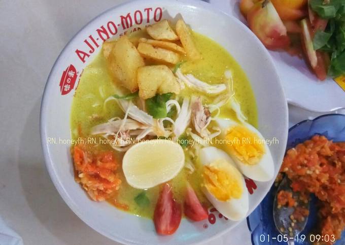 Langkah Mudah Memasak Soto Ayam Santan, Enak Banget