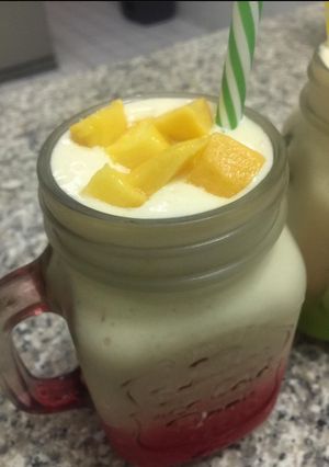 A picture of Mango cream shake.