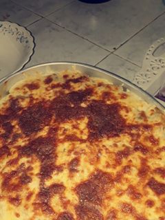 صورة لوصفة معكرونه بالبشاميل