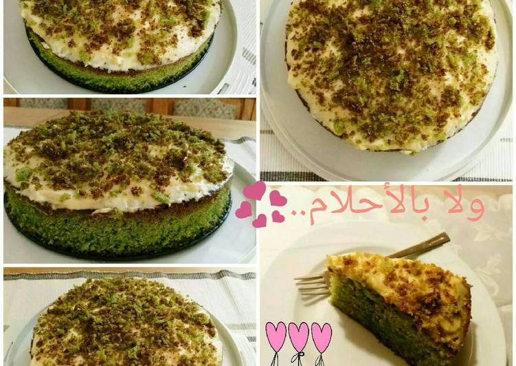 كيك السبانخ🌱🌿👌