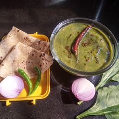 A picture of Palaka chi pattal bhaji.