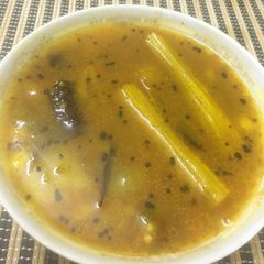 A picture of Drumstick Sambhar.