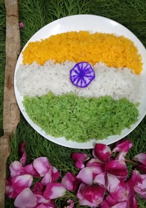 ট্রাই কালার পোলাও(tri colour pulao recipe in Bengali) রেসিপির প্রধান ছবি