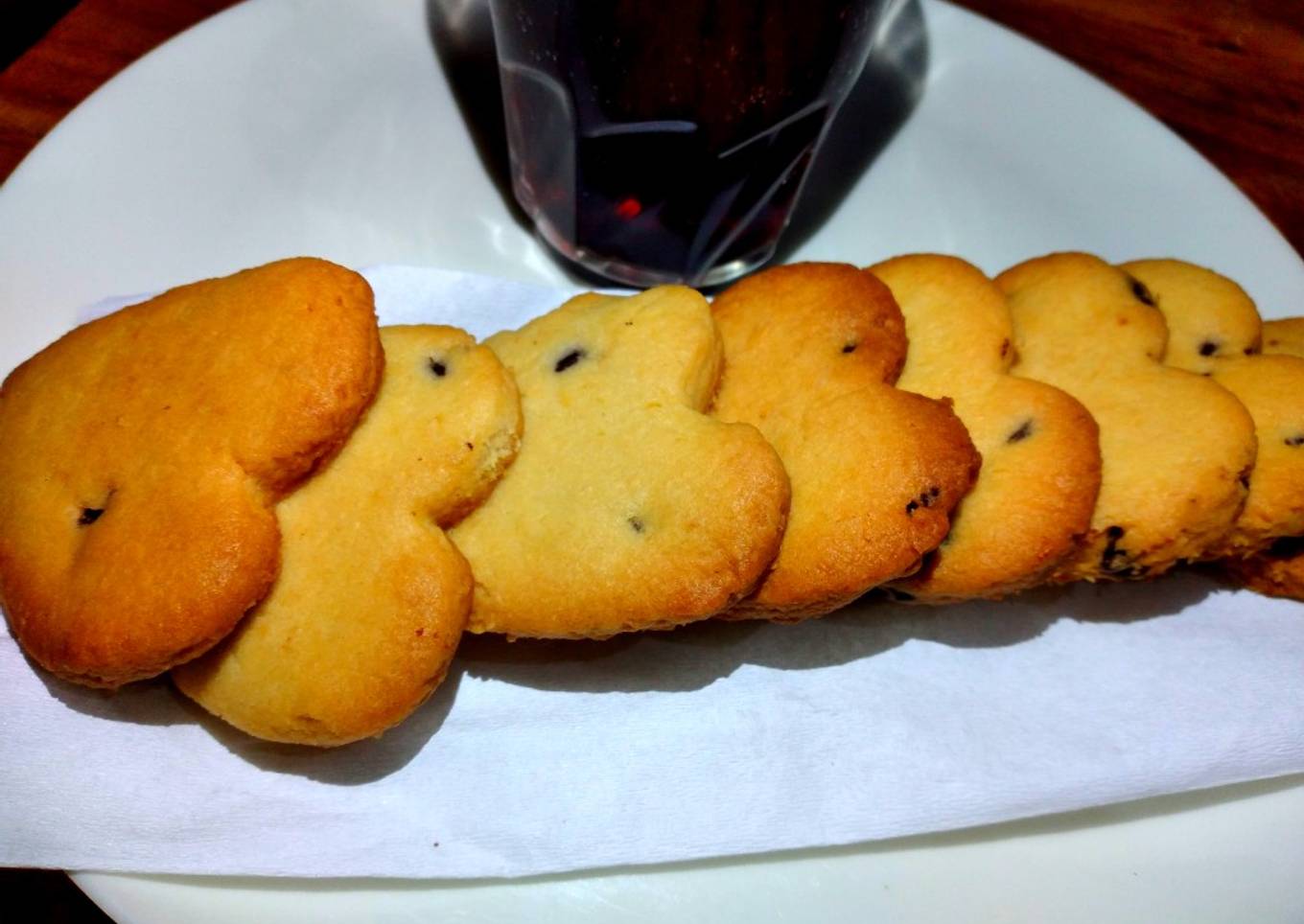 Coconut choc chip cookies
