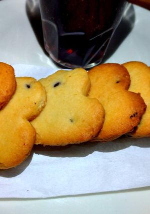 A picture of Coconut choc chip cookies.