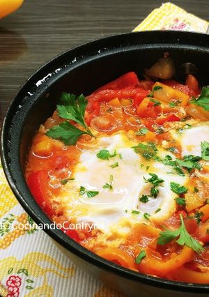 Una foto de Shakshouka