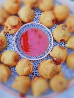 A picture of Spicy Potato balls.