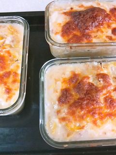 焗烤奶油白菜 的食譜成品照片