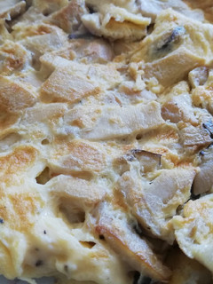 Una foto de Tortilla con Setas de cardo