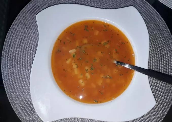 Rote Linsensuppe türkische Art