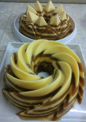 Hình của món Rau câu flan cheese.