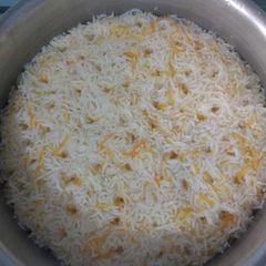 Garlic-carrot rice A picture of Garlic-carrot rice.