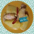 Gulai kentong (kentang sotong)
