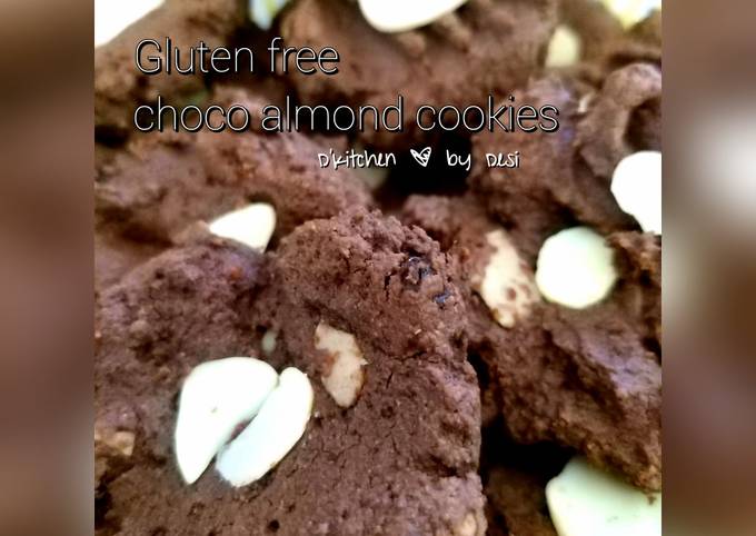 Gluten free choco almond cookies