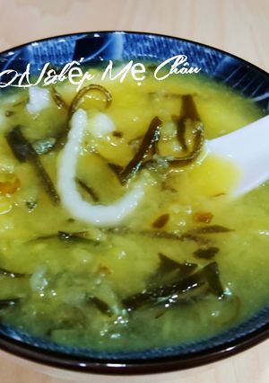 Hình của món Chè đậu xanh phổ tai dừa non.