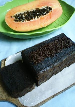 Foto resep Brownies Pepaya Kukus Tanpa Mixer