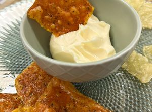 Foto principal de Crackers de queso cheddar con orégano en Airfryer