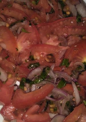 A picture of Kachumbari.