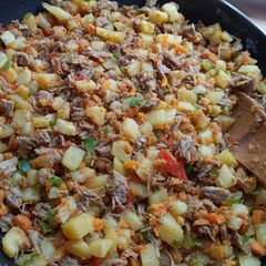 A picture of Meatpie filling.