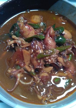 Foto resep Cumi saos tiram simple banget