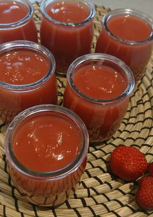 Une photo de Compote pomme fraise